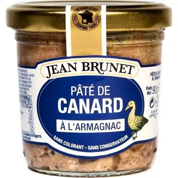 paštika a pomazánka Jean Brunet Kachní terina s Armagnakem, 90g