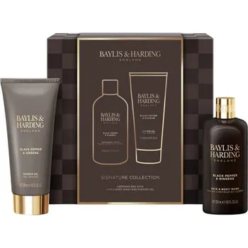 Kosmetická sada Pánská sada Black Pepper & Ginseng - sada péče o tělo 2ks