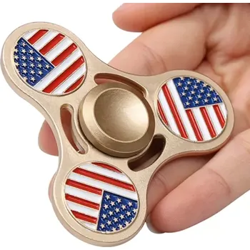 Gadget Fidget Spinner, USA, zlatý