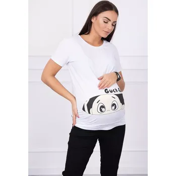 Dámská halenka marka niezdefiniowana Těhotenská halenka Guck bílá Kesi šedá 3129289