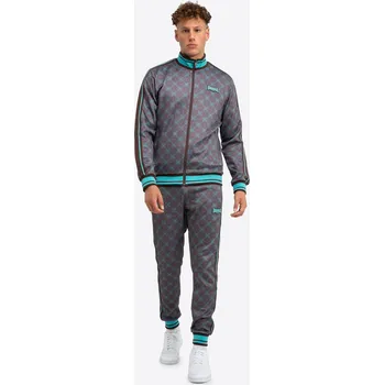 Lonsdale Men's tracksuit slim fit Lonsdale šedá 3118692