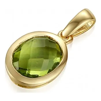 Přívěsek Gems, Originální přívěsek Devon, žluté zlato a peridot (olivín), 585-38-2-4493.0Z00.0.00.626.23