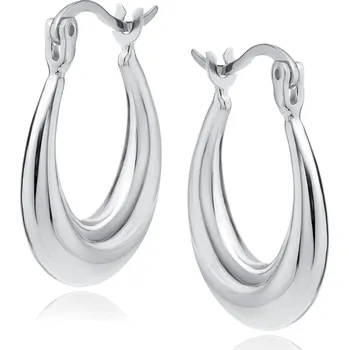 Náušnice Olivie Stříbrné oválné náušnice 9236 Ag 925; ≤3,8 g.