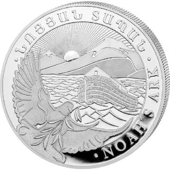 Stříbrná mince 500 Dram Noah´s Ark (Noemova archa) 1 Oz 2025