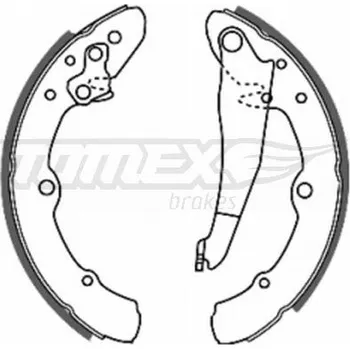 Brzdová čelist Sada brzdových čelistí TOMEX Brakes 20-25