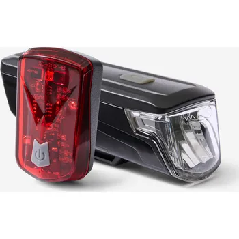 Cyklosvítilna DECATHLON Sada osvětlení přední/zadní ST510 USB