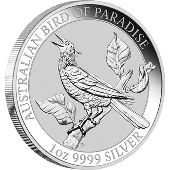 Perth Mint Australian Bird of Paradise stříbrná mince 2019 Manucodia