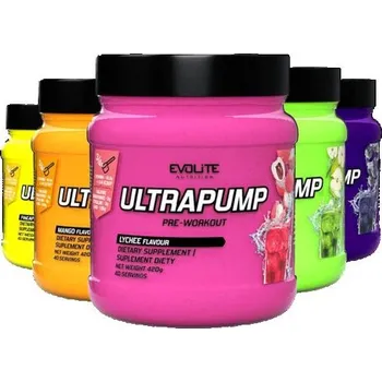 Anabolizér Evolite Ultra Pump 420g Černý rybíz + DÁREK