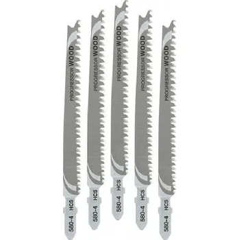 Příslušenství k pile DeWALT Příslušenství - Sada pilových plátků, délka 12 cm, 5 ks DT2057