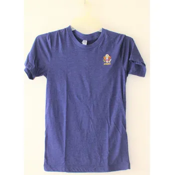 Pánské tričko Bella TRIKO, TRIČKO pánské s nášivkou ARMY - modré Velikost: M