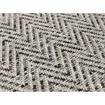 Koberec Balta Nature Design 4027-17 venkovní koberec šíře 4m, šedá 1 m²