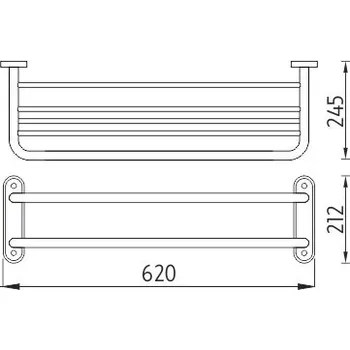 Dávkovač mýdla Police na ručníky