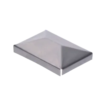 Příslušenství pro plot Ocelová obdelníková krytka na sloupek 30 x 50 mm