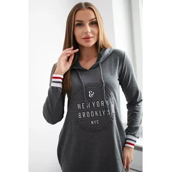 Dámské šaty marka niezdefiniowana Šaty Brooklyn graphite melange Kesi šedá 3129015