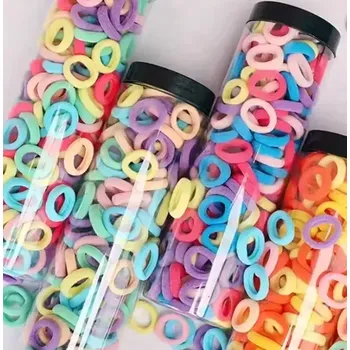 Hra na obchod Candy barevné elastické gumičky v dóze 100 ks