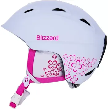 Blizzard VIVA DEMON - bílá/růžová vel.56-59 cm (Lyžařská helma Blizzard VIVA DEMON- vel. 56 - 59 cm)