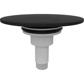 Sifon Zátka výpusti vanové soupravy, click clack, černá