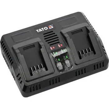 Příslušenství k nářadí Nabíječka na baterie dvojitá Li-ion 18V 2,2A Yato YT-828499