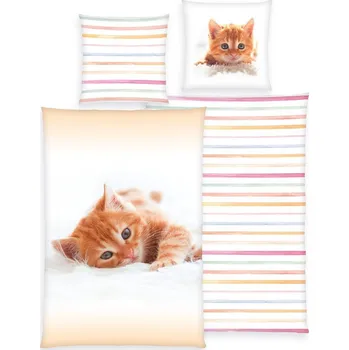 Povlečení Herding Povlečení Kitty 140x200/70x90cm