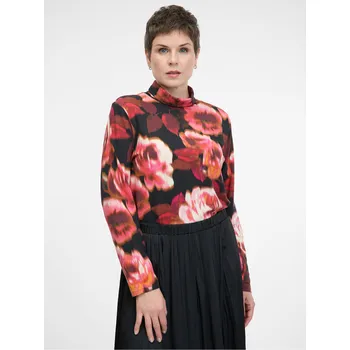 Dámské tričko Červené vzorované dámské tričko s dlouhým rukávem ORSAY - Dámské Orsay Other 3124917