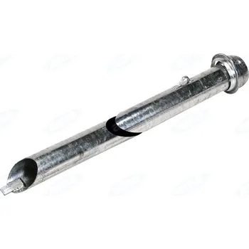 Vodovodní potrubí Zinkovaná trubka s koulí 100 mm / 2 m