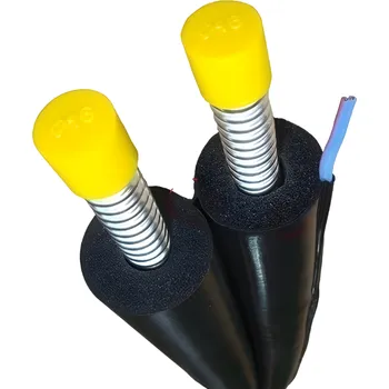 Předizolovaná solární dvojitá trubka vlnovec 304 DN12 x1 m,13mm izolace s UV opletem