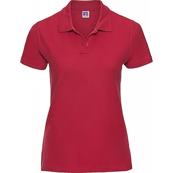 Dámská polokošile Russell Ultimate s rozparky 215 g/m Barva: červená klasická, Velikost: XXL