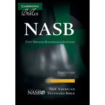 NASB Pitt Minion Reference Bible, black calfsplit leather, red letter text (EN)