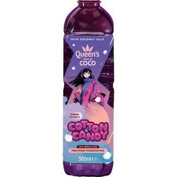 Limonáda Queen´s nata de COCO Cotton Candy 500ml