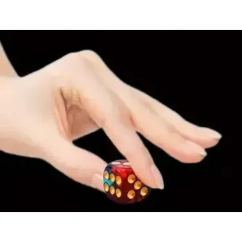 Hrací kostka Hrací kostka červeno-zelená