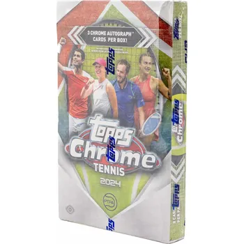 Sběratelská karetní hra 2024 Topps Chrome Tennis Hobby Box