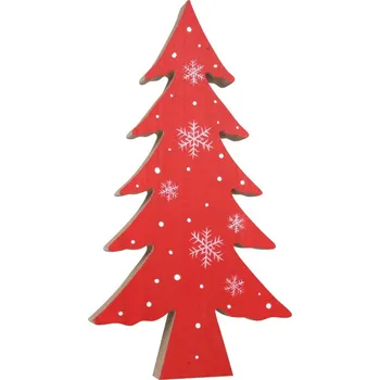 STROMEK červený dřevěný 26cm