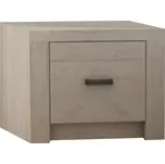 Noční stolek, jasan bílý, INFINITY I-24