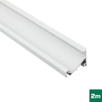 AL profil FKU90 G/UX pro LED, bez plexi, 2m, elox