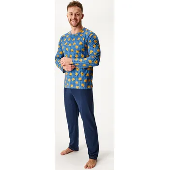 Pánská móda Bavlněné pyžamo Lopping Kačenky II dlouhé