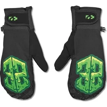 rukavice THIRTYTWO Gateway Black/Green velikost oblečení S/M