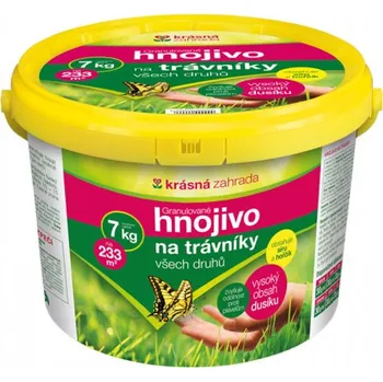 Hnojivo Hnojivo KRÁSNÁ ZAHRADA na trávník 7kg