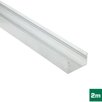 AL profil FKU70 C10 pro LED, bez plexi, 2m, surový