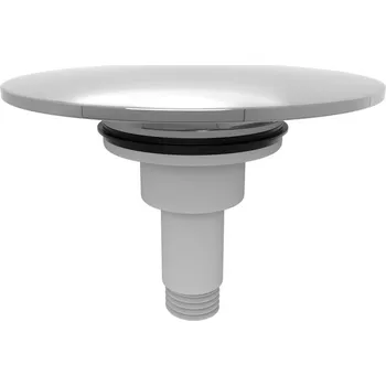 Sifon Zátka výpusti vanové soupravy, click clack, chrom