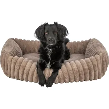 Pelíšek pro psa TRIXIE Pelech LONNI obdélníkový, manšestrový plyš, béžová 65 x 50 cm