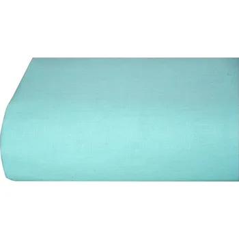 Prostěradlo Aaryan´s Prostěradlo bavlna plátno AZUROVÁ 140 x 225