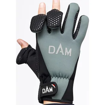 Rybářské oblečení DAM - Rukavice Neoprene fighter glove, vel. XL, black/gray