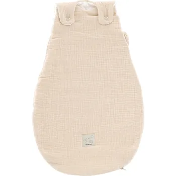 Spacák TRÄUMELAND Vnější spací pytel Liebmich Musselin Beige Velikost (od výrobce): 50/56