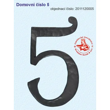 Domovní cedule Domovní číslo 5 - 2011120005