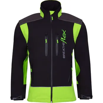 Pánská softshellová bunda Arbortec Forestwear Arbortec pracovní bunda Breatheflex Performance limetková XL