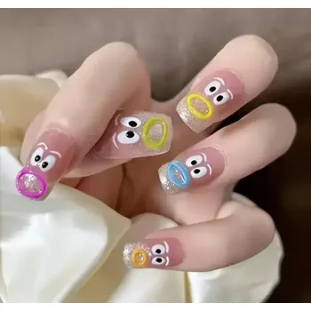 Hra na obchod 72 ks samolepek na nehty