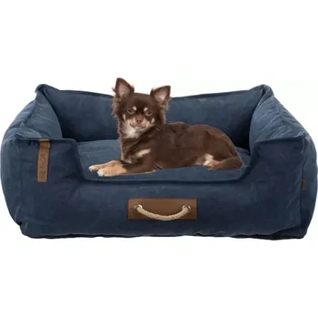 Pelíšek pro psa TRIXIE BE NORDIC pelech FÖHR s okrajem, tmavěmodrá - DOPRODEJ 60 x 50 cm