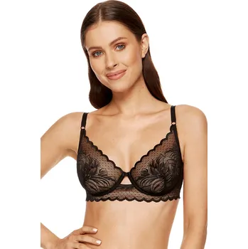 Podprsenka Gorteks Astrid/B2 barva: černá a béžová 75C