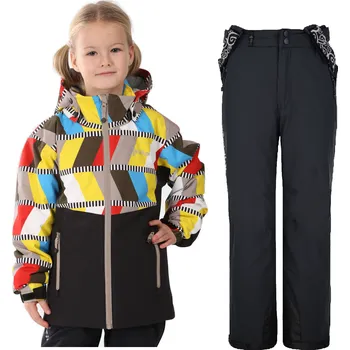 Dětský lyžařský komplet Samara BEG 134 + Mimas BLK 122