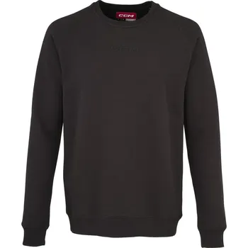Pánská mikina Mikina CCM Core Fleece Crew SR, černá, Senior, L CCM